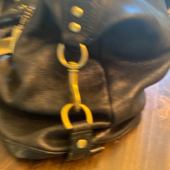 Coach Style No. L0882-12949 Black Leather Satchel 16"L x 7"W x 13"H - Picture 8 of 9